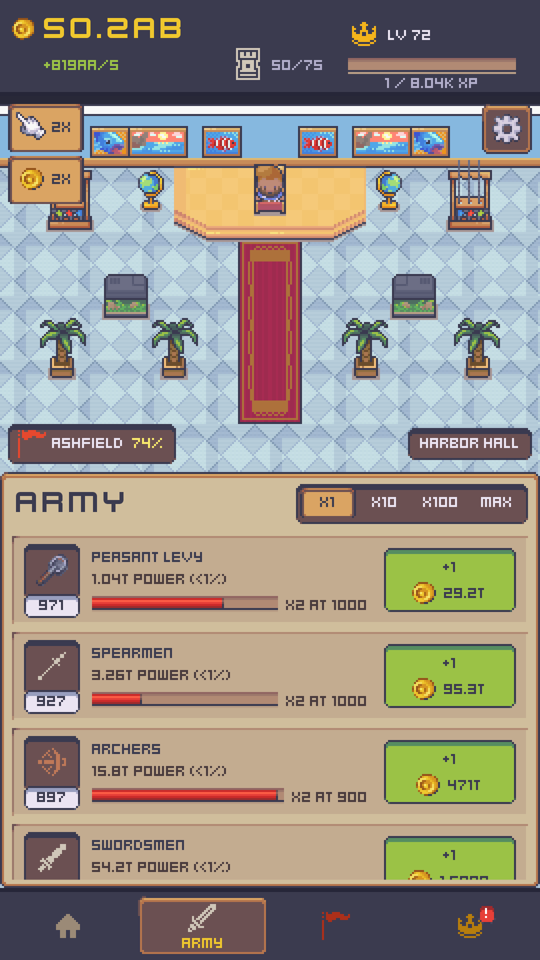 Raise an army